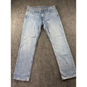 Levis 511 Slim Fit Jeans Mens 36x32 Light Wash Blue Denim Pants